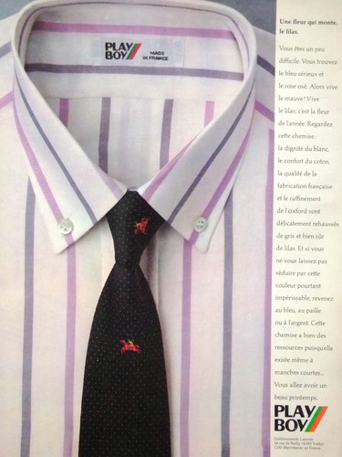 Publicité chemise play - play, boy