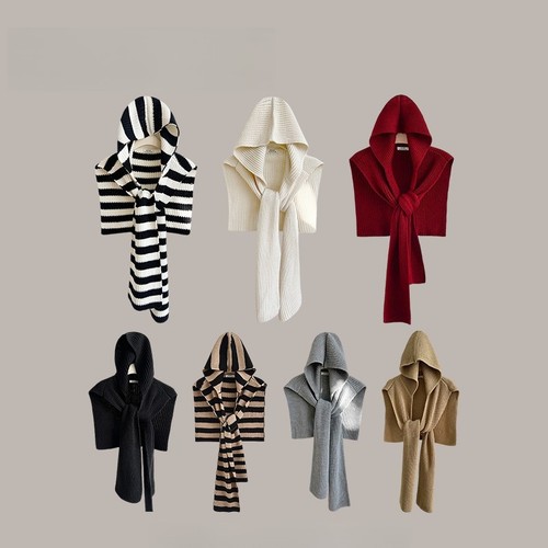 Femmes hommes rayé capuche - hommes,