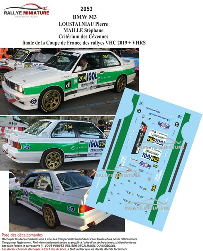 Decals ref 2053 - 1/43,