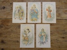 5 anciennes images pieuses