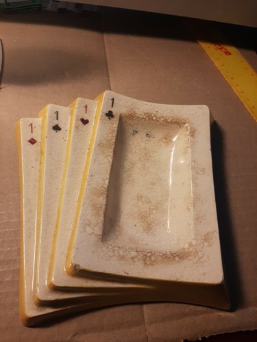 Cendrier jeu cartes as - cendrier, de
