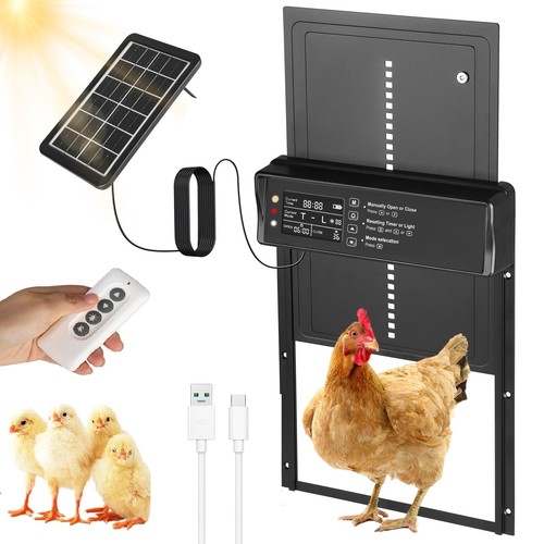 Porte automatique solaire pour - porte,