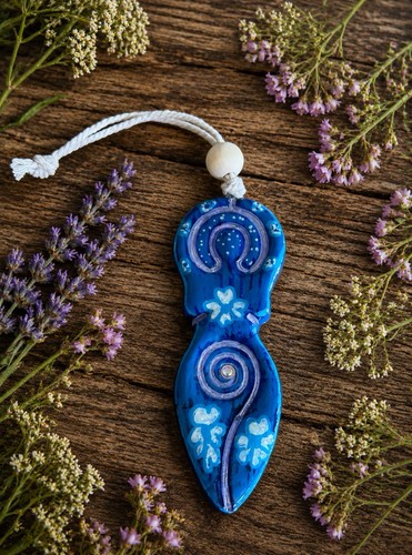 Pendentif amulette déité - pendentif,