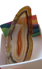 Tranche d'agate du Brésil