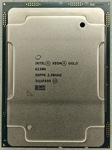 Intel xeon gold 6230n cpu - cpu, 20