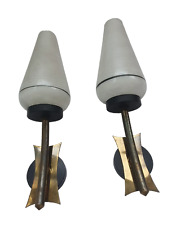 Deux appliques murales tulipe