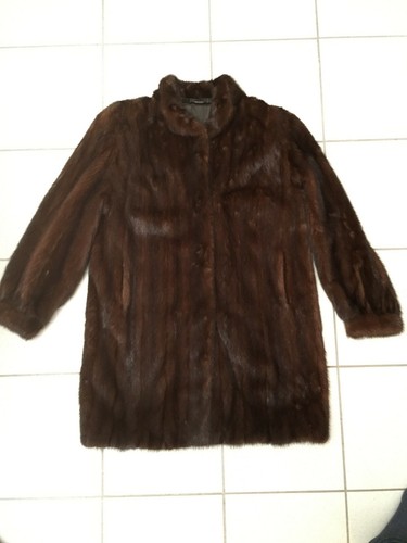 Manteau fourrure vison mink - manteau,