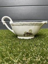 Saucière En Porcelaine Fine Vintage Porcelaine De Mehun L’Hirondelle