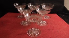 Service de 6 coupes a champagne en cristal de Baccarat modèle 8470 taille 5475