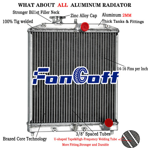 Rangée radiateur pour honda - pour,