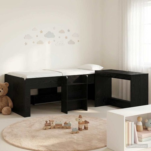 Cadre lit avec - lit, bureau