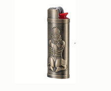 Etui à briquet métal motif
