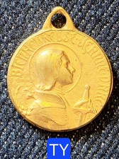 Belle Médaille Plaqué Or 15,5 mm - Bienheureuse Jeanne d'Arc Par Penin Vers 1910