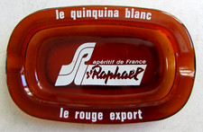 Cendrier en verre fumé marron