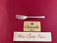 FOURCHETTE POISSON CHRISTOFLE FRANCE ARIA 17.8CM  TRES BEL ETAT METAL ARGENTE