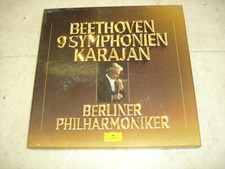 BEETHOVEN 9 symphonien- Karajan- Coffret 8 LP-33T + Livret