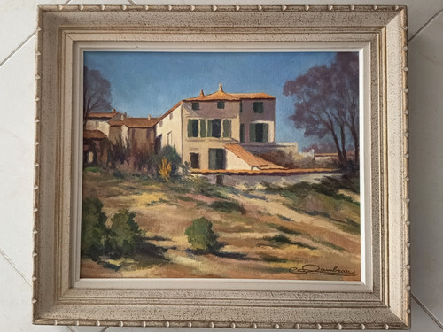 Huile sur toile - huile,