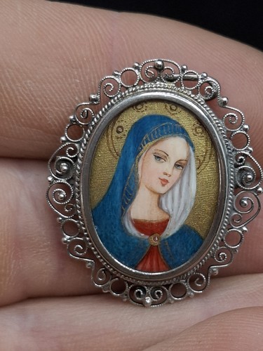 Ancienne broche pendentif - broche, /