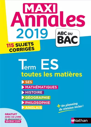 Maxi annales abc - annales, bac