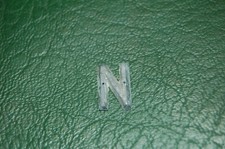 Ancienne - petite Lettre Enseigne En plomb - Mobilier Industriel : N - 1,6 cm -