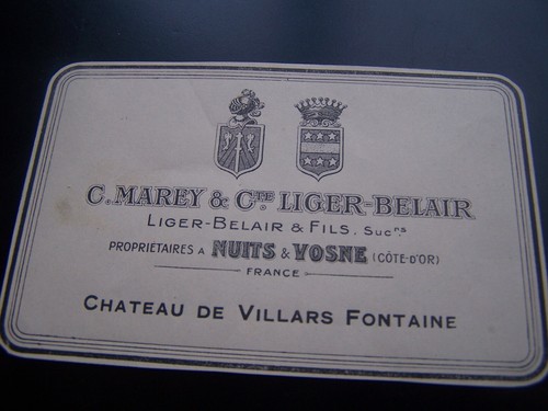 Etiquette vin ancienne - , chateau