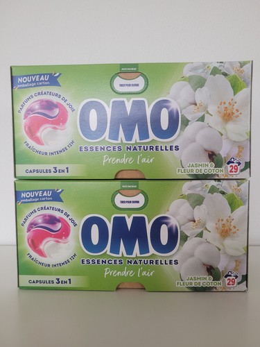 Boites lessive omo - de, pods