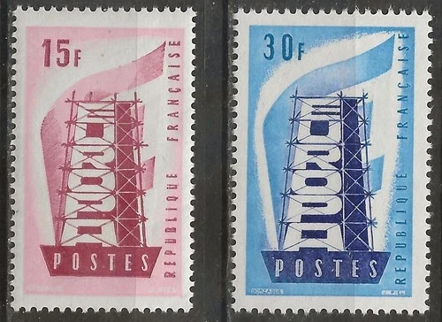Timbres france série - france.,