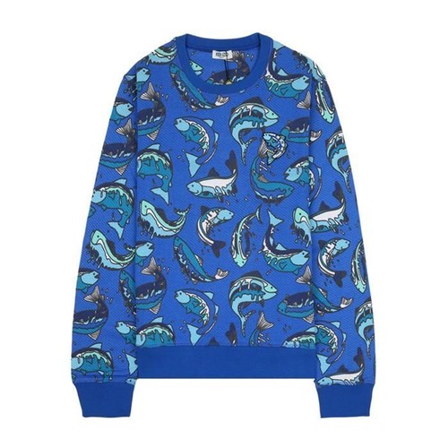 Kenzo sweat motif - motif, poisson