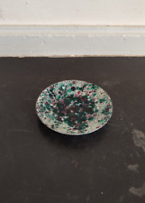 Petite coupelle en cuivre émaillé ronde mouchetée