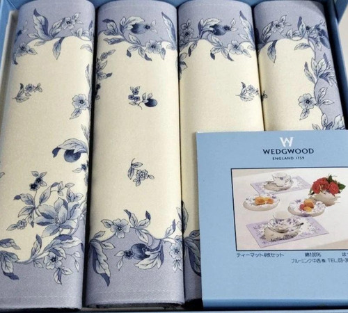 Lot tapis thé bleu - de, de