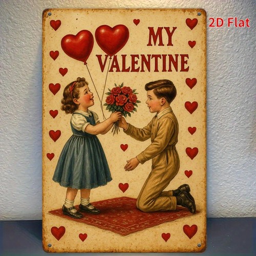 Valentine retro couple - my,