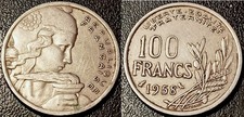 France - IVème République - 100 francs Cochet 1958 chouette ! F.450/13