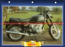 BMW R 60 /7 R60 600 Série 7 1976-1978 Fiche Moto #000770