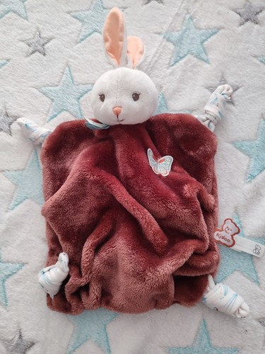 Doudou semi plat lapin canelle - semi,