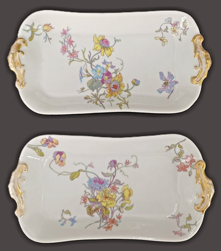Paire ramequins porcelaine