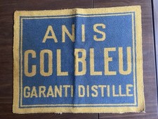 Tapis jeux de cartes publicitaire Anis Col Bleu