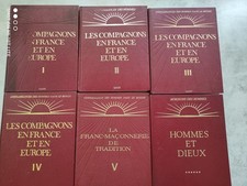 Les compagnons en France et en Europe. Franc-Maçonnerie Tome 1 à 6.  Roger Garry