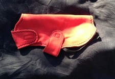 manteau couverture polaire réversible rouge et noir Taille S