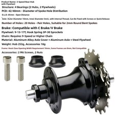 Moyeu de vélo pliable 3