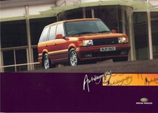 Catalogue Brochure Land Rover Range Rover Autobiography 1999 Suisse en français