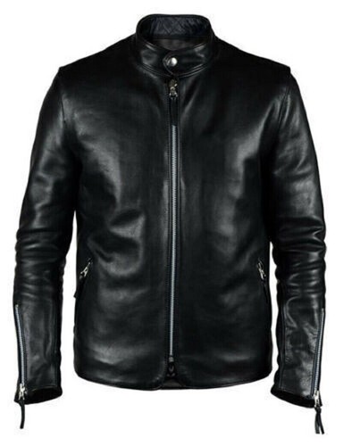 Blouson moto motard noir - , en