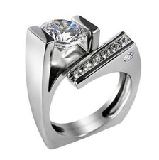 Bague de fiançailles en or
