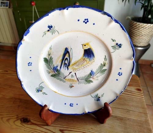 Anciennes assiettes faience - anciennes,