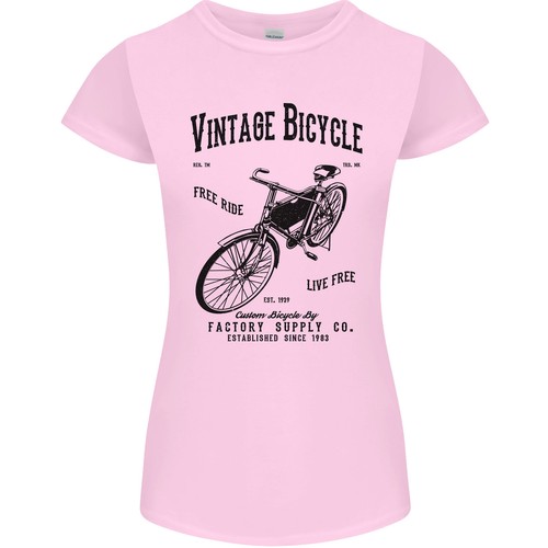 Shirt femme vintage - vintage, vélo