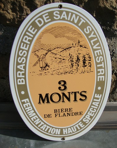 Plaque émaillée bière - plaque, 3