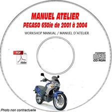 Pegaso 650ie 01-04 - Manuel Atelier CDROM APRILIA FR Expédition - --, Support -