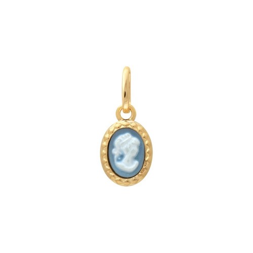 Petit pendentif camée fond - pendentif,