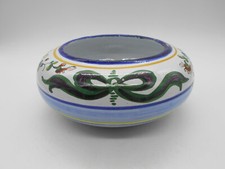 SUPERBE VIDE POCHE EN FAÏENCE DE  NEVERS / MONTAGNON ? SIGNÉE HC