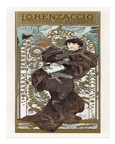 Affiche art nouveau vintage - nouveau,
