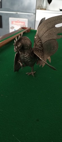 Coq métal argenté belles - en,